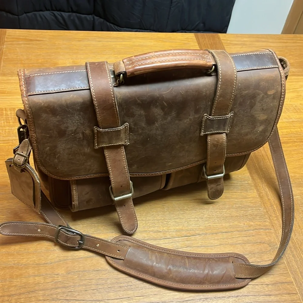 Schlesinger Vintage Leather Briefcase